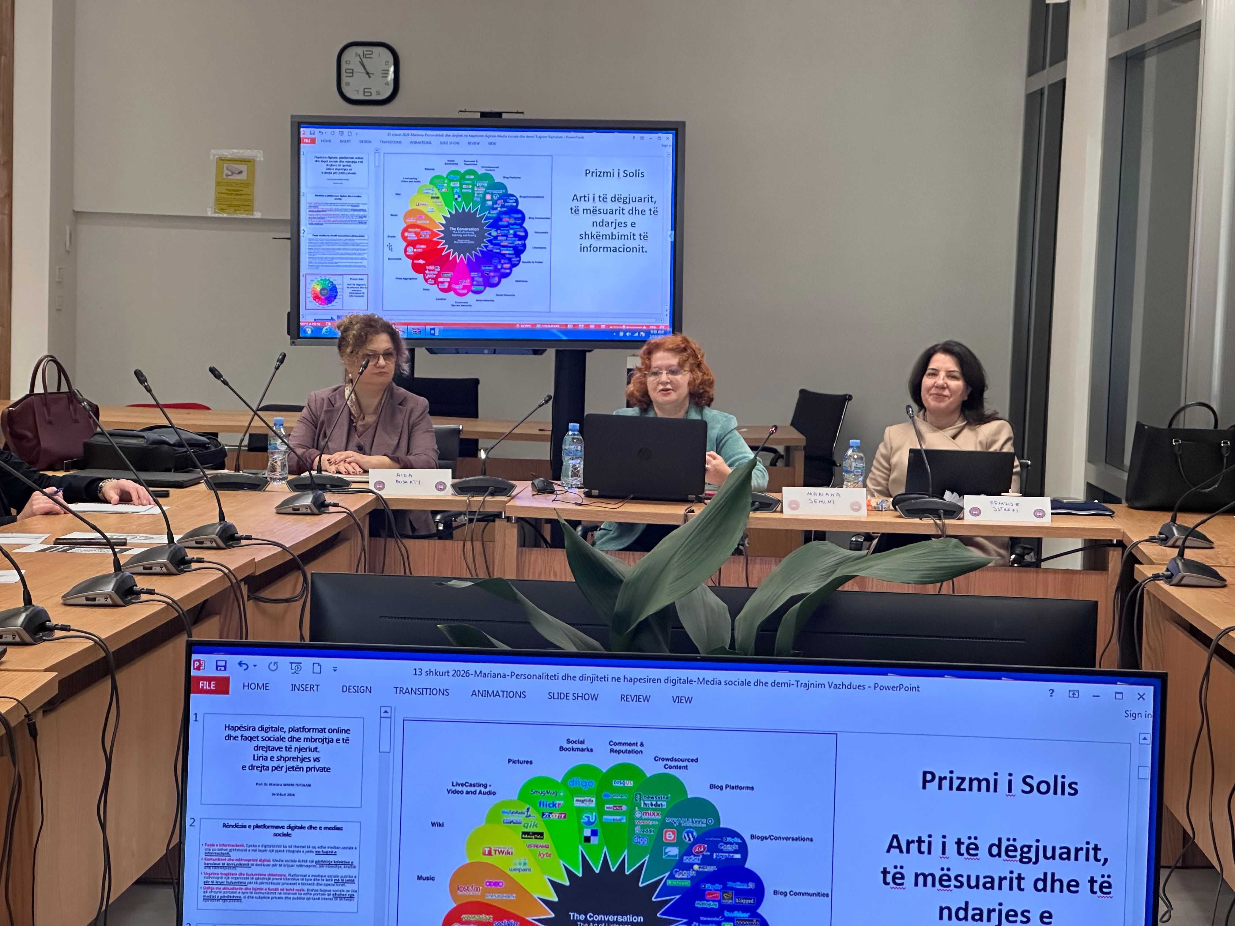 AKTIVITET TRAJNUES: “Juridiksioni dhe ligji i zbatueshëm në rastet e cenimit të të drejtave të personalitetit në hapësirën digjitale.” - 13 shkurt 2026