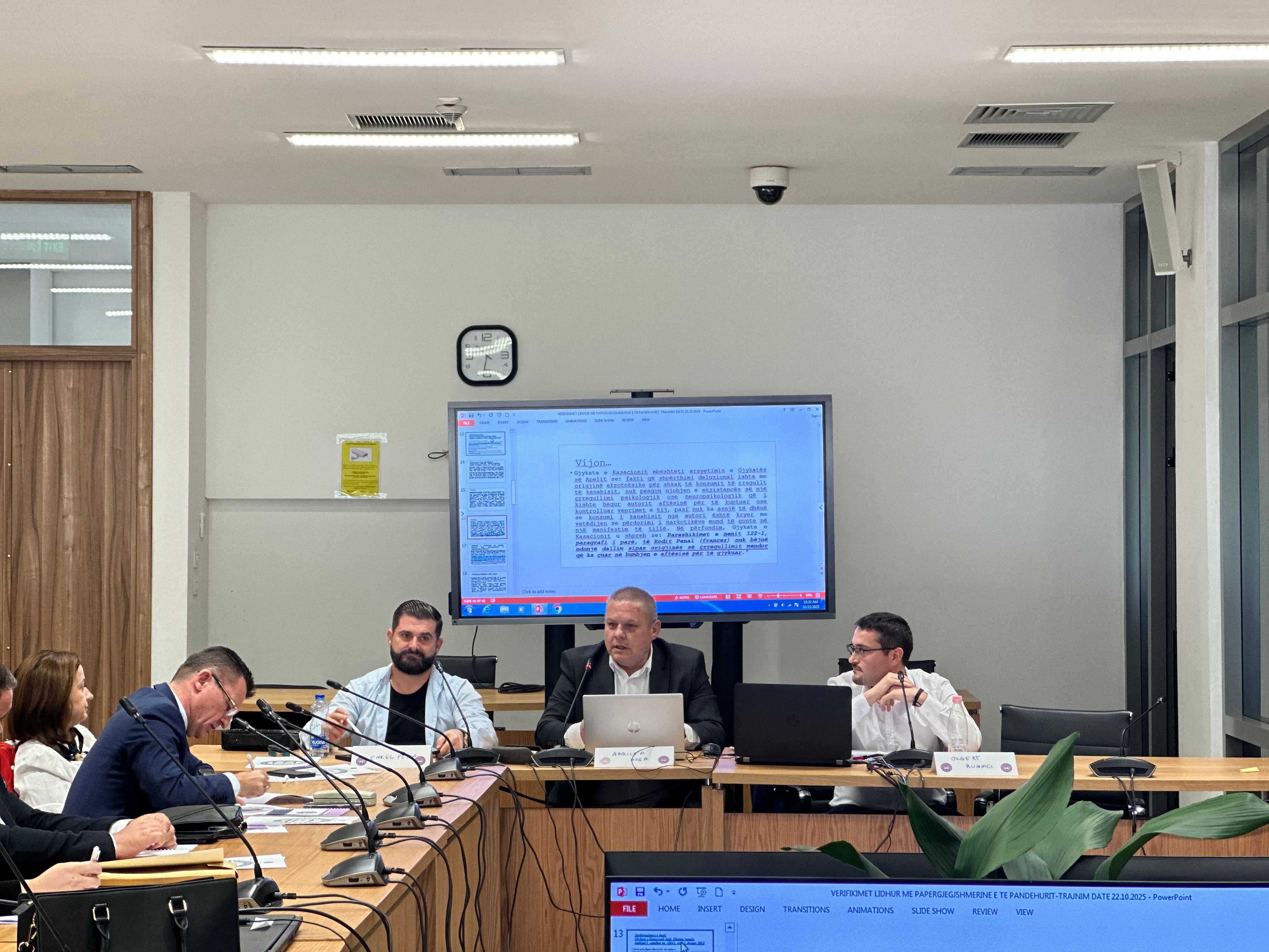 AKTIVITET TRAJNUES: “Verifikimet lidhur me përgjegjshmërinë e të pandehurit” 22 tetor 2025