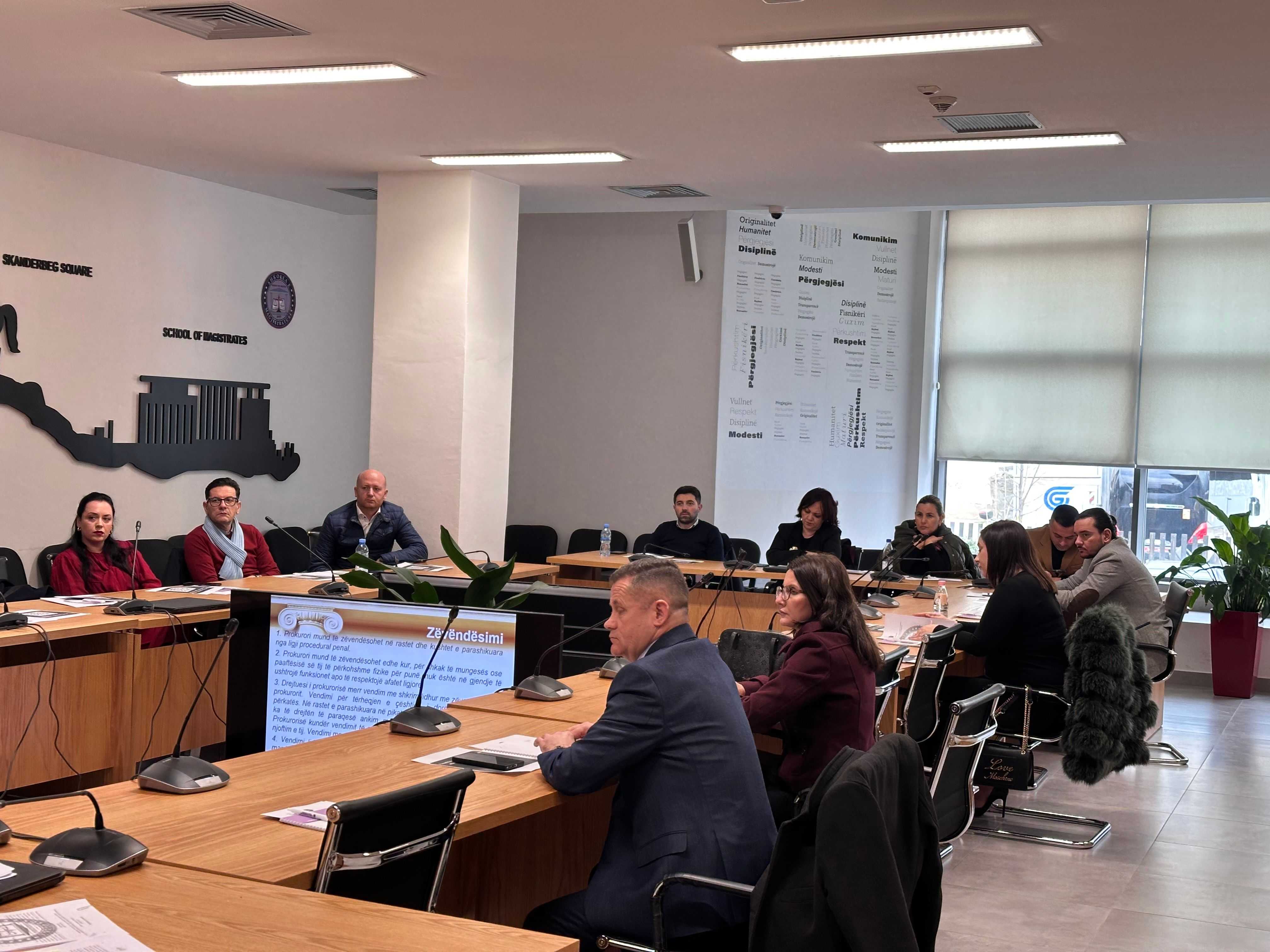 AKTIVITET TRAJNUES: “Pavarësia procedurale e prokurorit dhe kuadri ligjor e nënligjor" - 19 shkurt 2026